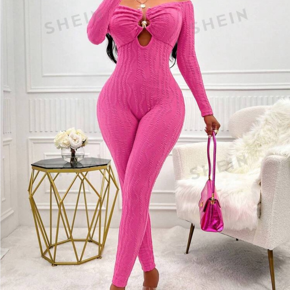 Pink jumpsuit